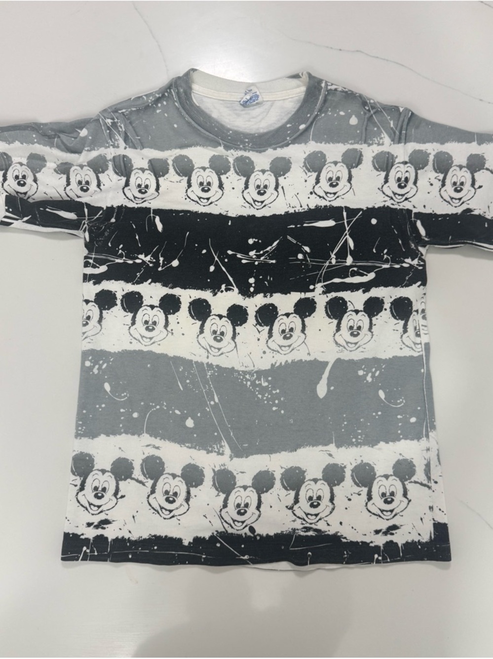 Vintage Mickey Mouse All Over Print Tee 🎨🐭